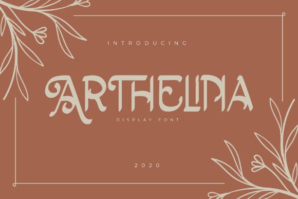 Arthelina: A Dazzling Display Font for Editorial Impact
