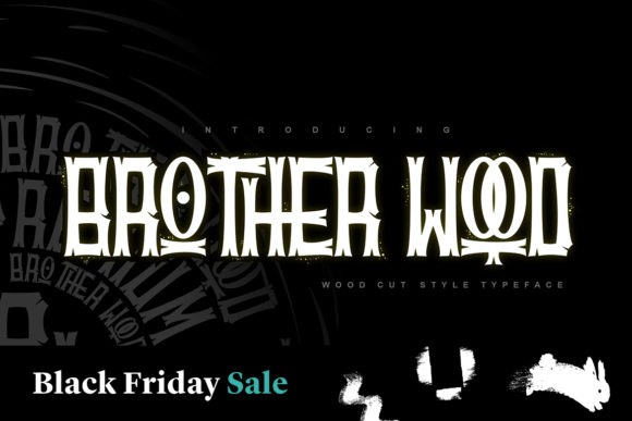 Brother Wood: A Display Font That Feels Deeply Handcrafted