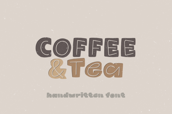 Coffee Tea Font: A Visual Boost for Marketing and Digital Content