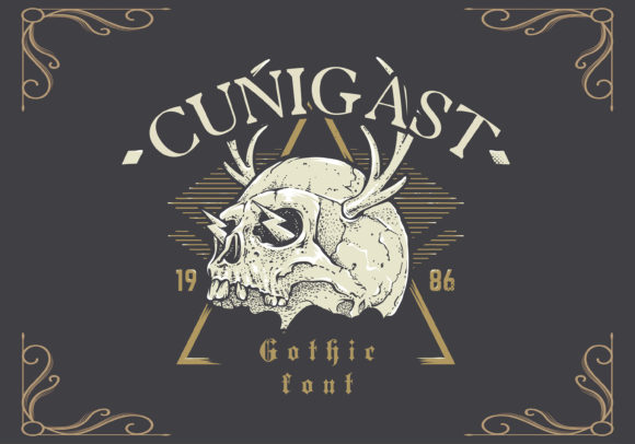 Cunigast: A Font That Turns Words into Visual Stories