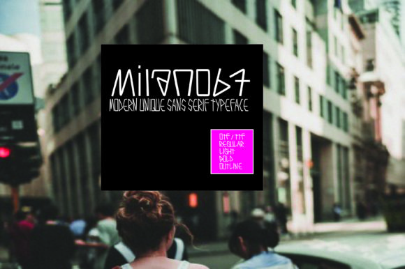Elevate Your Branding with the Milano67 Retro Display Font