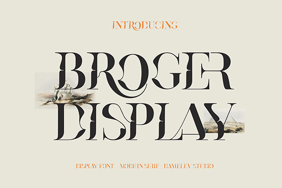Elevate Your Brand’s Voice with Broger: A Modern Display Font