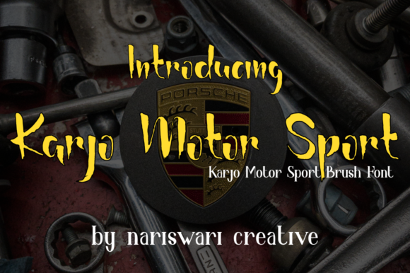 Karjo Motor Sport: The Rough-Terrain Font for Your Brand