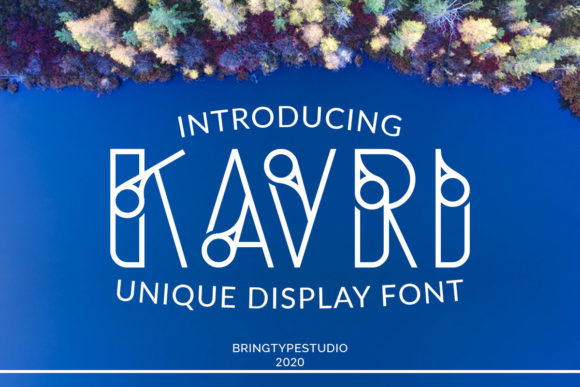 Kavri: A Display Font for Crafting a Consistent Brand Story