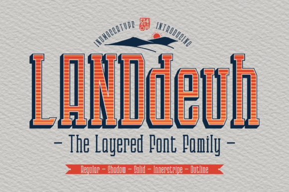 Landdeuh: A Bold Display Font for Impactful Web Design