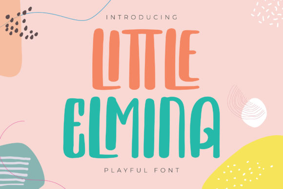 Little Elmina: A Playful Display Font for Digital Expression