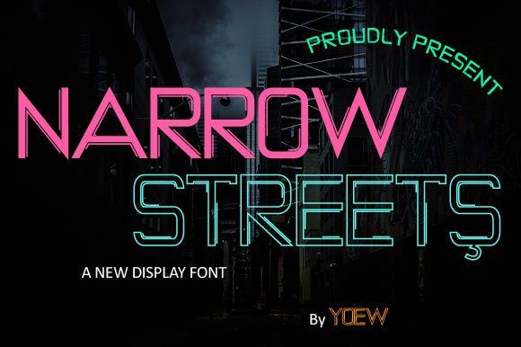 Narrow Streets: A Display Font That Brings Quiet Confidence to Branding