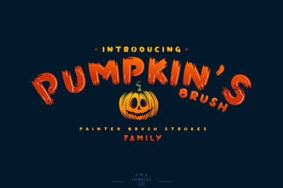 Pumpkin’s Brush: A Friendly Display Font for Handmade Designs