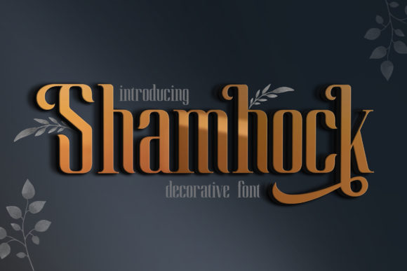Shamhock: A Display Font Built for Campaign Impact
