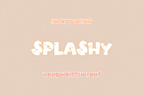 Splashy: A Bold Font for a Business That Won't Blend In