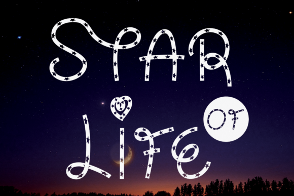 Star of Life: A Display Font with Galactic Charm