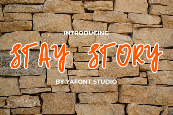 Stay Story: A Display Font for Editorial Playfulness