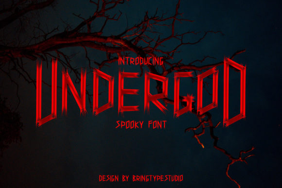 Undergod: A Display Font Built for Dramatic Web Headlines