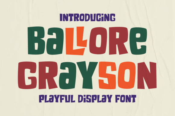 Using Ballore Grayson as a Bold Display Font for Web Design