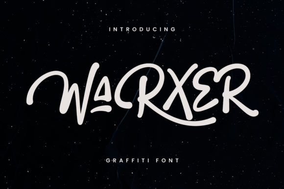 Warxer Font: A Digital Designer's Take on an Urban Display Typeface